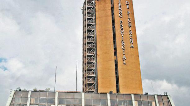 El edificio del Consejo Provincial de Pichincha. Archivo / El Comercio